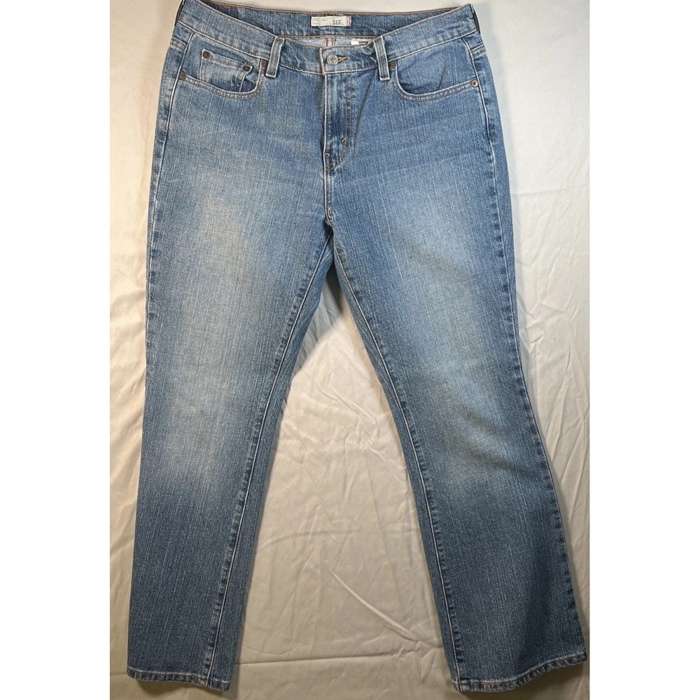 Levi's 515 Boot Cut Jeans Women's Light‎ Wash Denim Classic Casual  10S